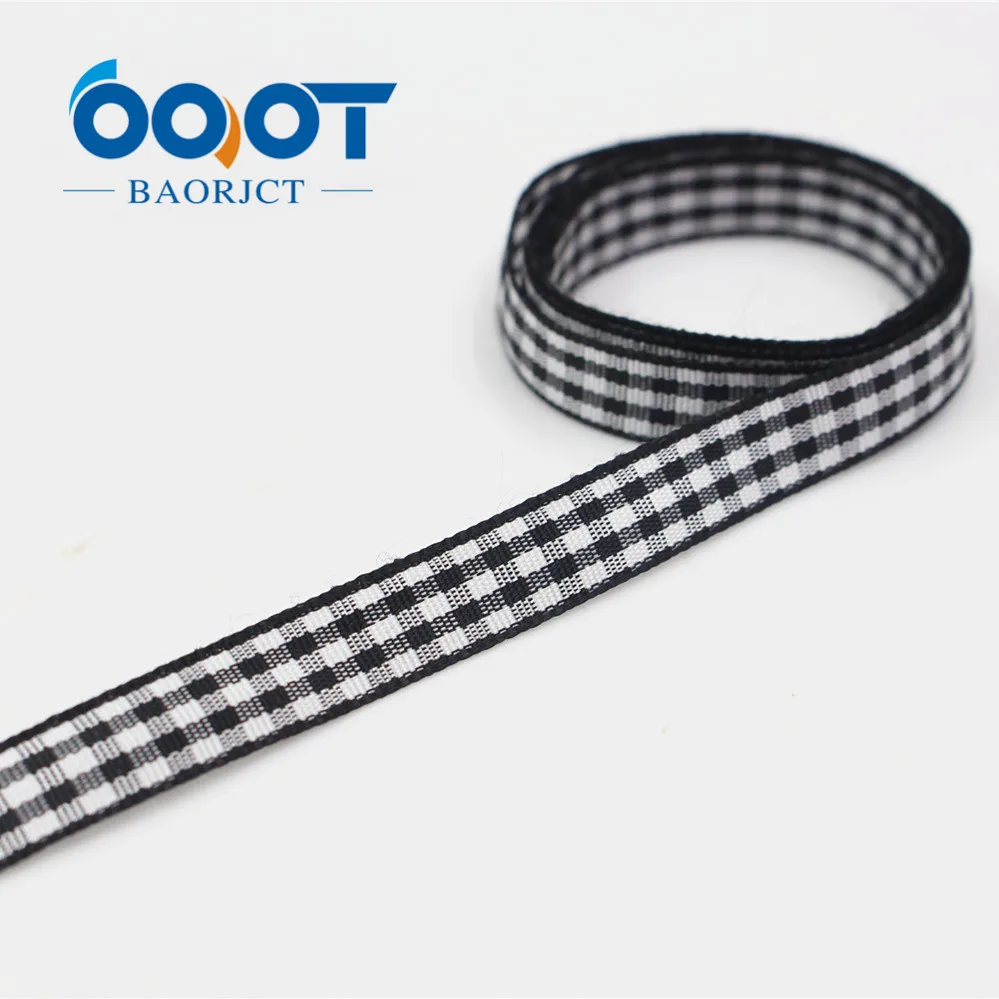 OOOT BAORICT 1762218 решетка grosgrain ленты 10 мм 20 ярдов для шитья DIY головной убор аксессуары