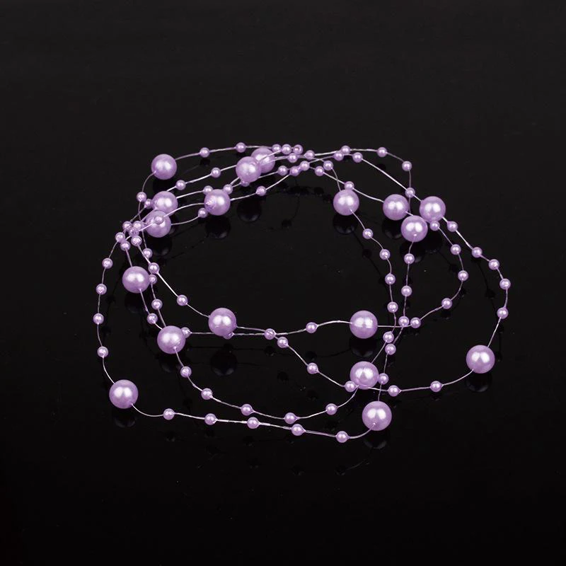 Q-4-Purple-130cm Модный свадебный головной убор для невесты, ручная работа, свадебная корона, цветочный жемчуг, кристалл, аксессуары для волос, шпилька, украшения - Окраска металла: Q-4-Purple-130cm