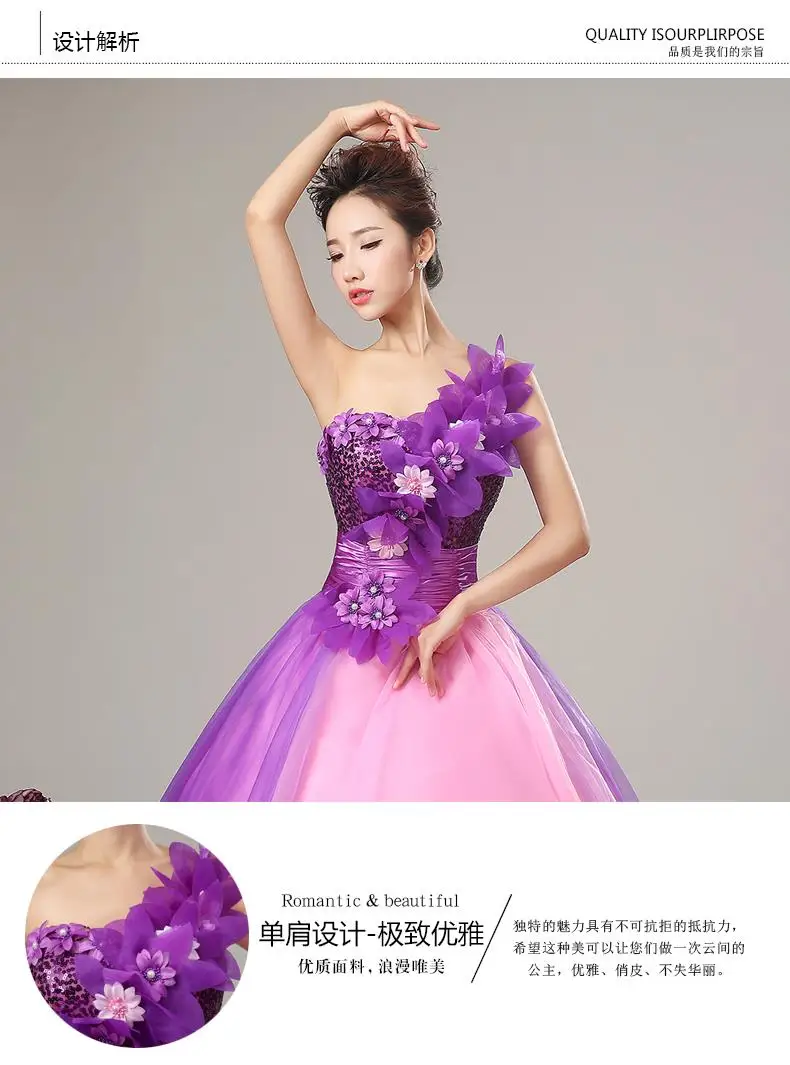 Vestidos Baratos Quinceanera, новинка, платье принцессы, бальное платье на одно плечо с цветочным рисунком, на заказ, плюс размер, платье для выпускного вечера