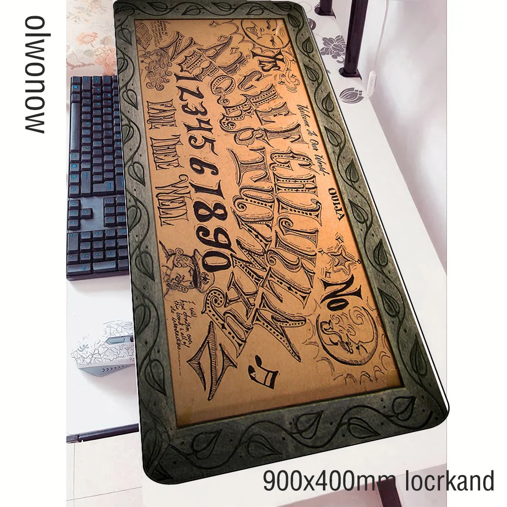Ouija доска коврик для мыши геймеров офиса 90x40 см Коврик ноутбука игровой гаджета