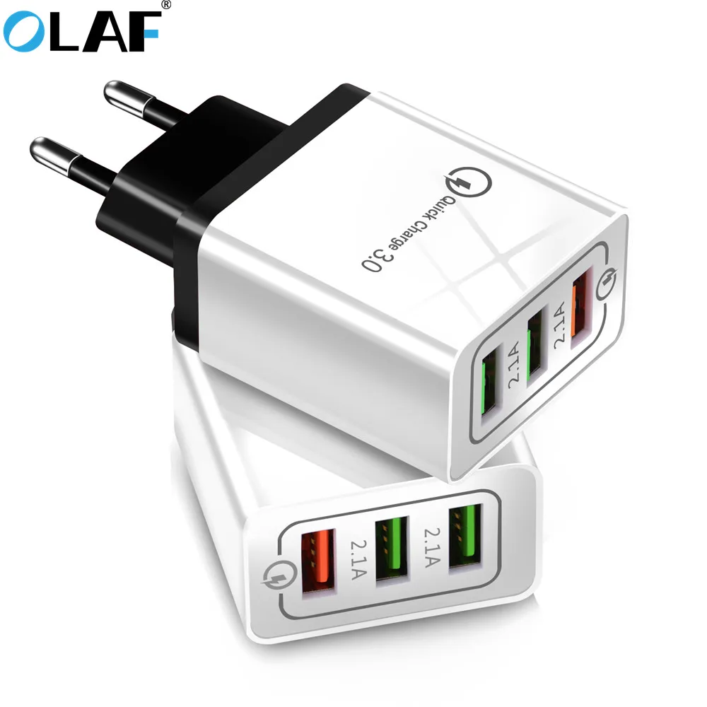 Быстрая зарядка 3 0 USB зарядное устройство QC порта быстрая 18 Вт настенное для iPhone XS