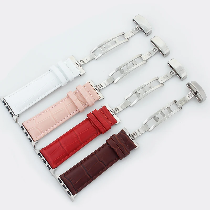 Ремешок iwatch из натуральной кожи для Apple Watch band series 4/3/2|Ремешки часов| |