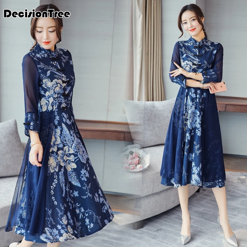 Китайское вечернее платье невесты с хвостом тост свадьба cheongsam Красное Длинное Ципао традиционное qi pao