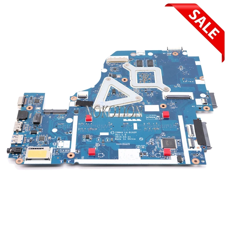 NOKOTION Z5WAH LA B162P REV 1 0 NBMLB11004 NB. MLB11.004 для acer aspire E5 571G материнская плата I5 4210U cpu 820 M