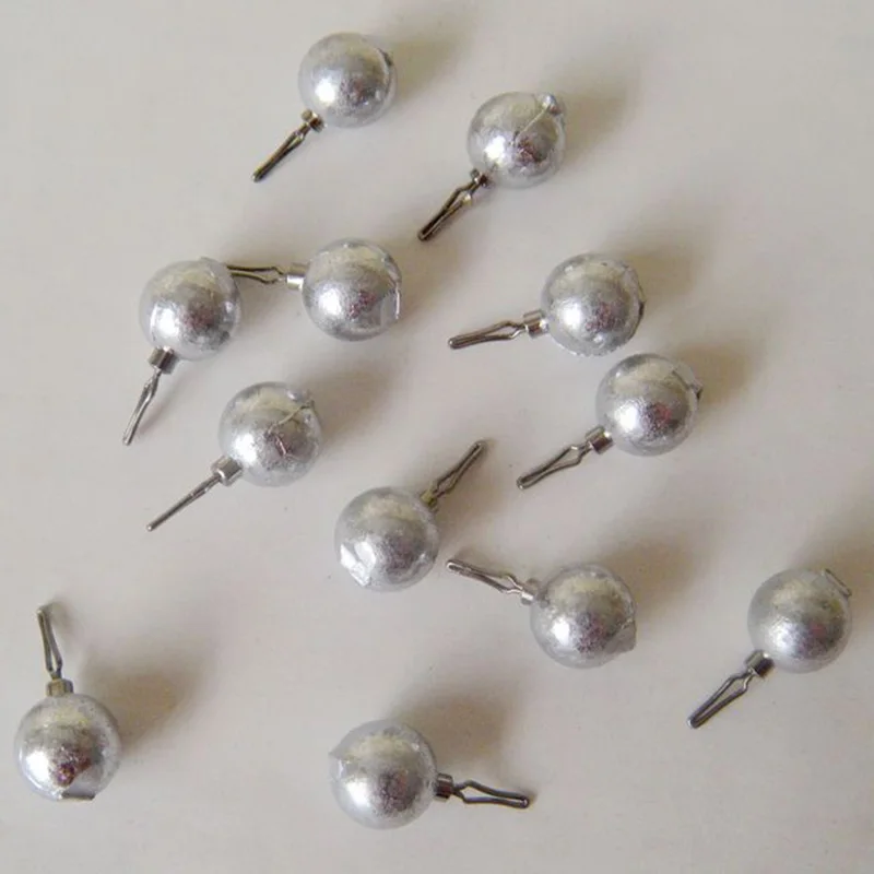 20 шт. привести падение Рыбалка ремень с круглый свинца линии клипа осень для моря