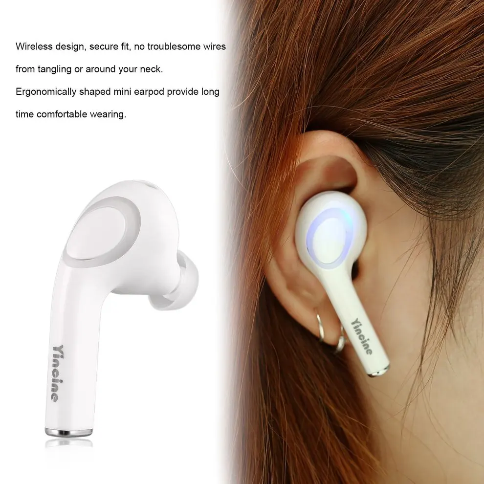 Мини Беспроводной наушники вкладыши Bluetooth 4 1 стерео гарнитура для телефонов