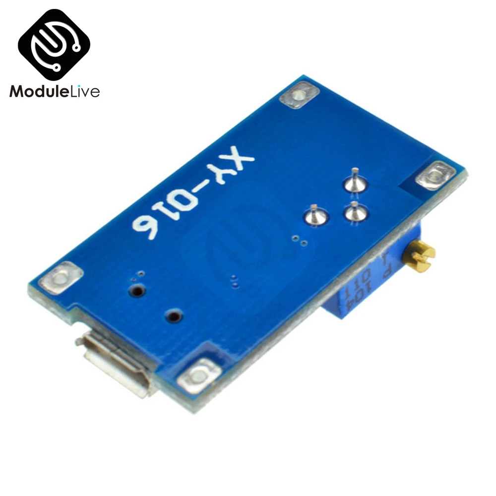 2 шт. DC Повышающий Модуль питания для Arduino MT3608 плата замены XL6009 Micro USB 2A
