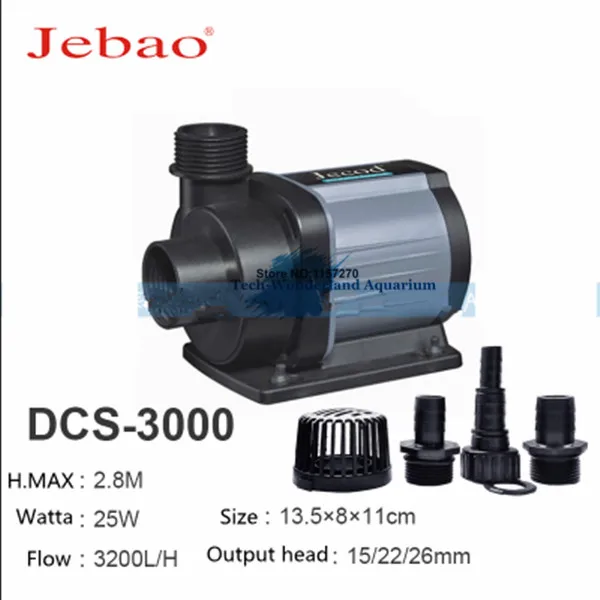 JEBAO/JECOD DCS-3000 25 Вт переменный поток аквариумный насос постоянного тока новейшая