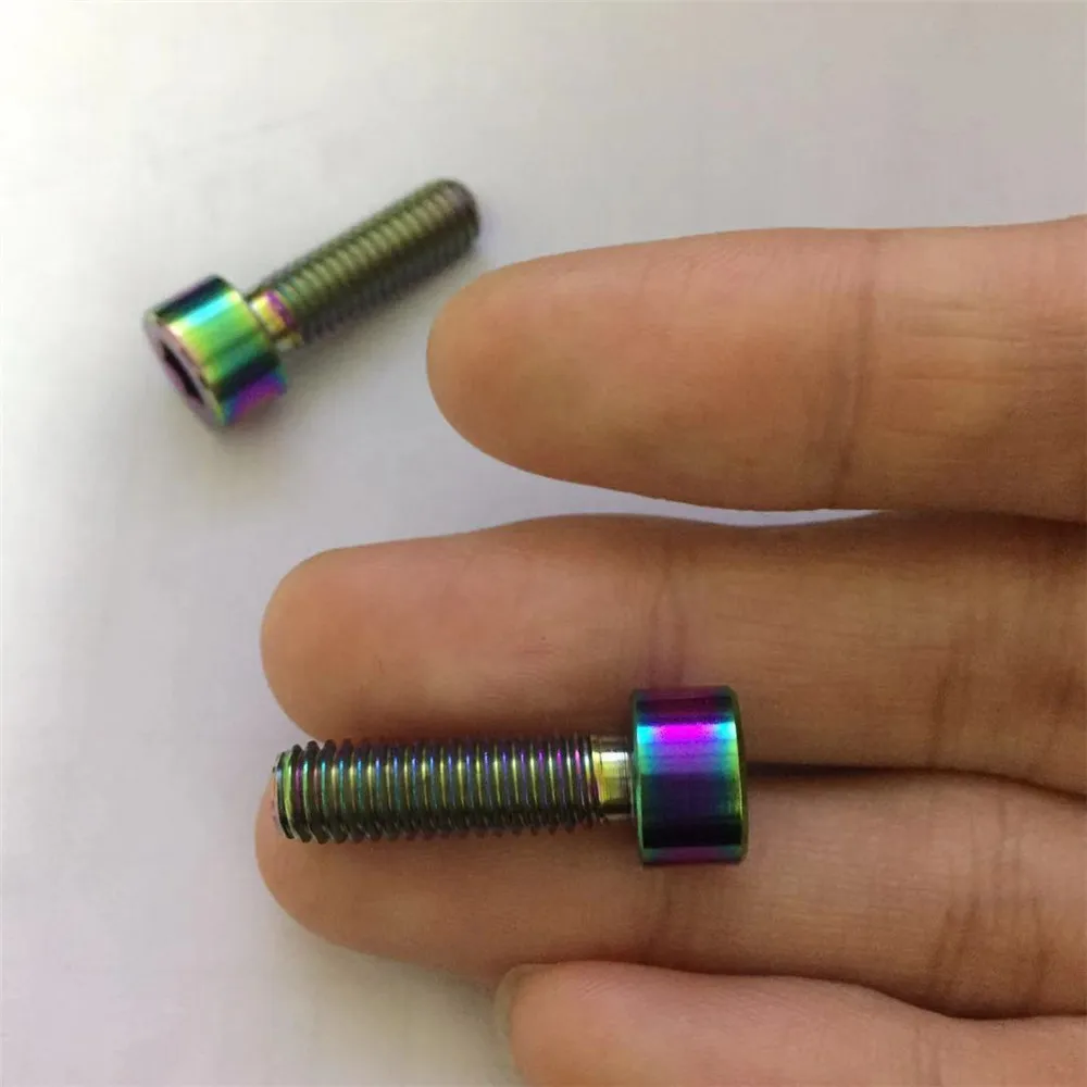1 шт. M6x20mm Кривошип горного велосипеда замок болт Титан дорожный велосипед из