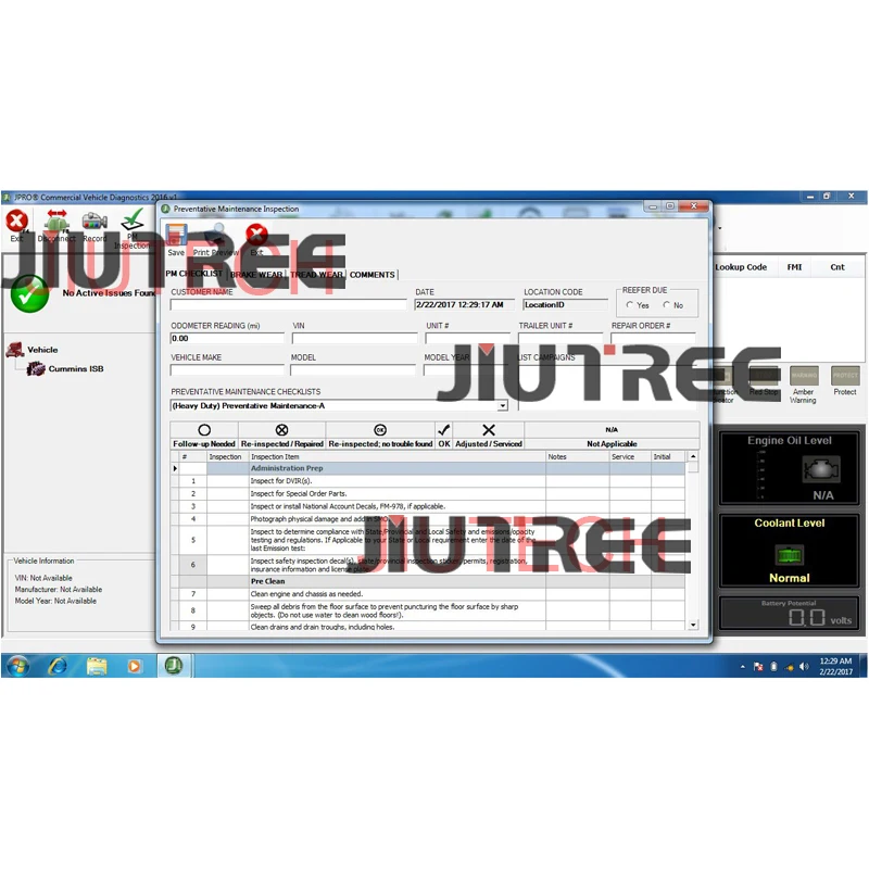 JIUTREE дизельный грузовик сканер JPRO профессиональное диагностическое программное