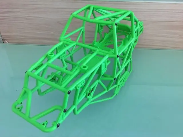 Axial SMT10 зеленая основная рама и клетка трубки для корпуса AX90055 | Игрушки хобби