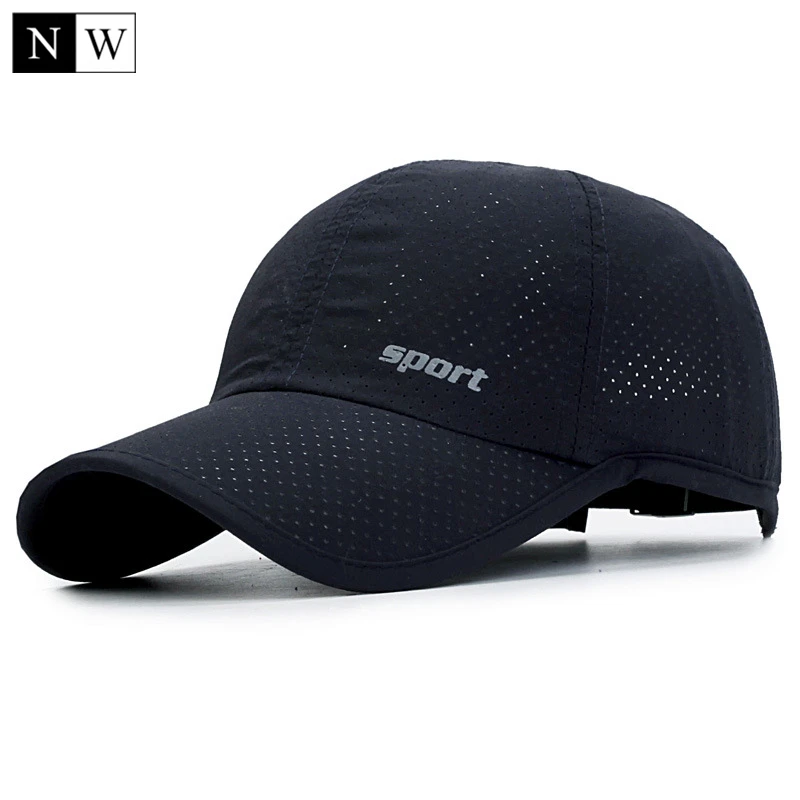 [NORTHWOOD] летняя бейсбольная кепка с сеткой Snapback, одноцветная Кепка с козырьком, Солнцезащитная бейсболка, остроконечная Кепка для папы для взрослых - Цвет: dark blue