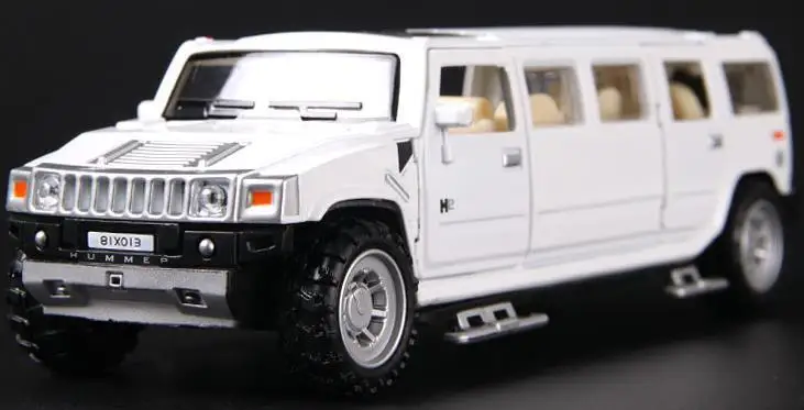 Тянущиеся супер-автомобили Hummer 1:32 литые модели автомобилей Humvee из