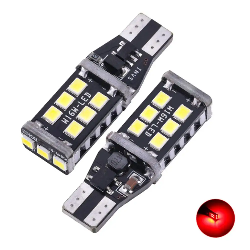 Комплект из 2 предметов с can bus W16W T15 2835 15SMD светодиодный автомобильный тормоз
