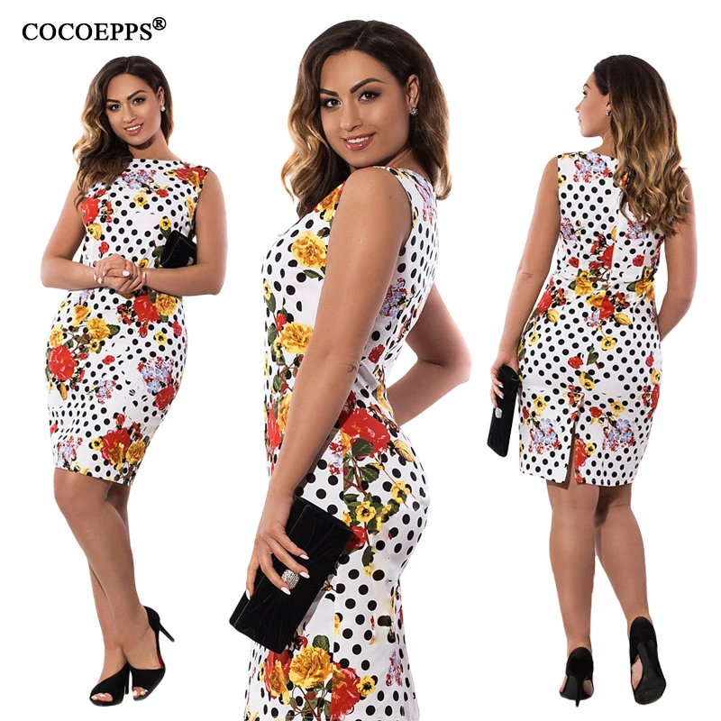 2018 плюс размер женское 6XL платье высокого качества облегающее клетчатое летнее