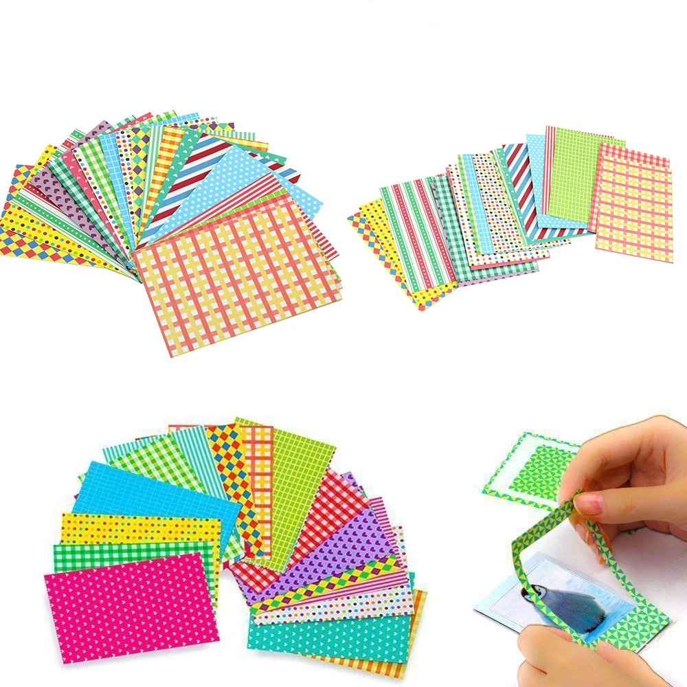 Цветные наклейки + фотоальбом фоторамки ручка-маркер для камеры Fujifilm Instax Mini 8 9 11 25