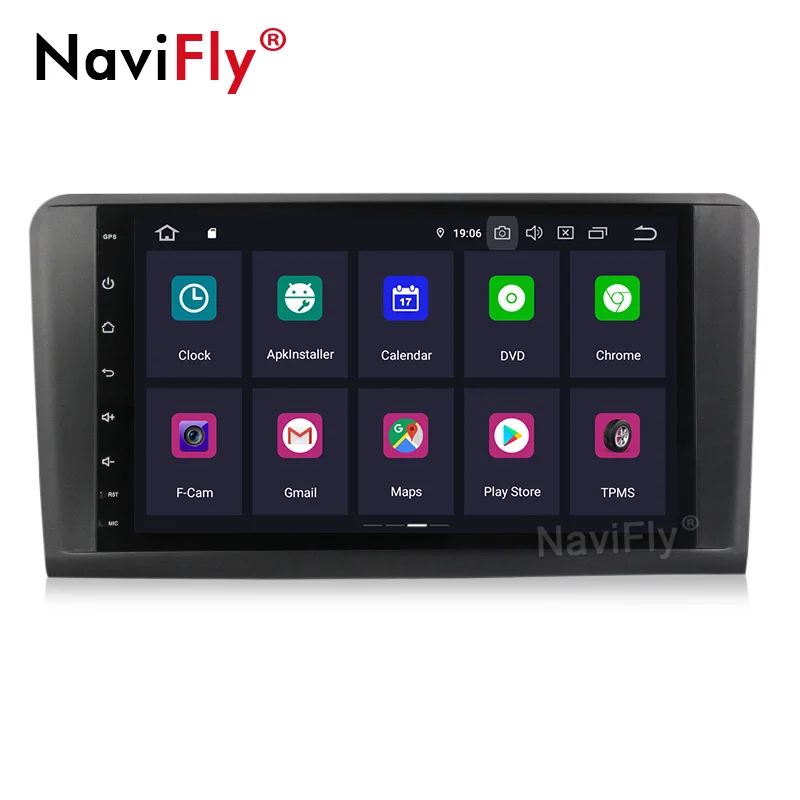 Ips DSP Android 9 0 Автомобильный gps для Mercedes Benz ML GL W164 ML350 ML500 GL320 Радио Стерео навигация