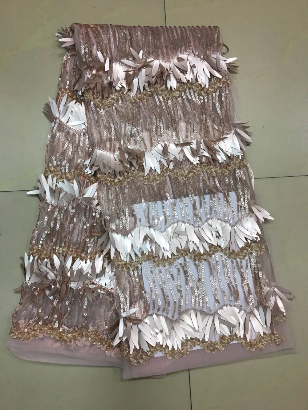 Популярные бусины ручной работы вышивка Африканское Тюлевое кружево