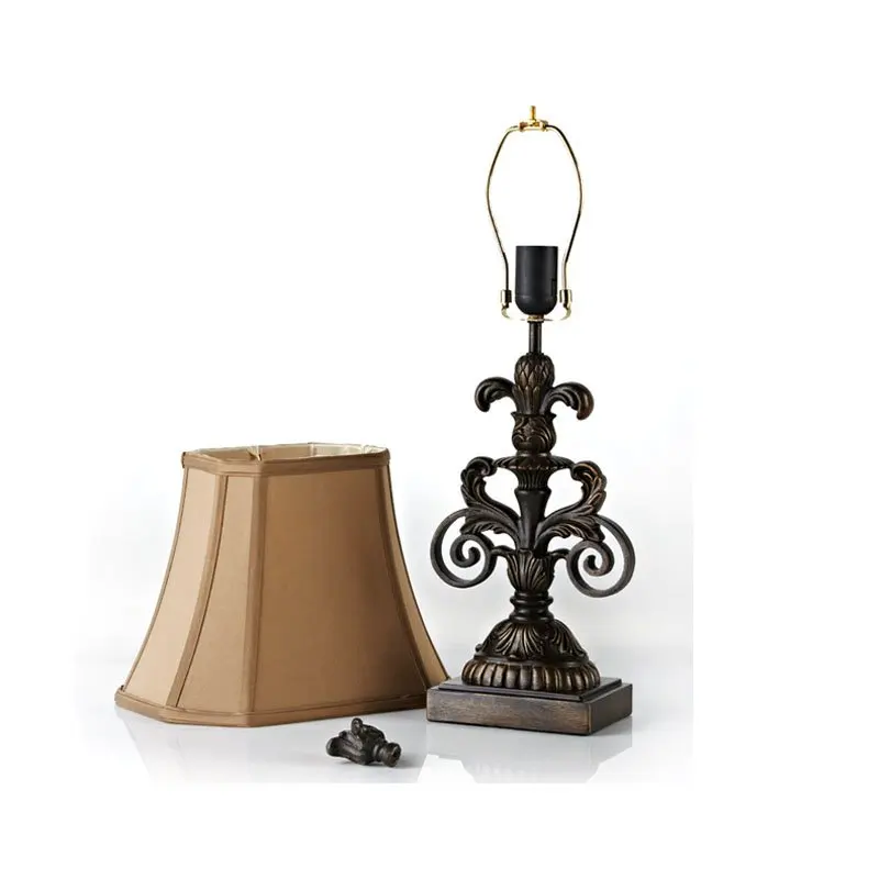 Настольная лампа в европейском стиле для кабинета прикроватный светильник ретро