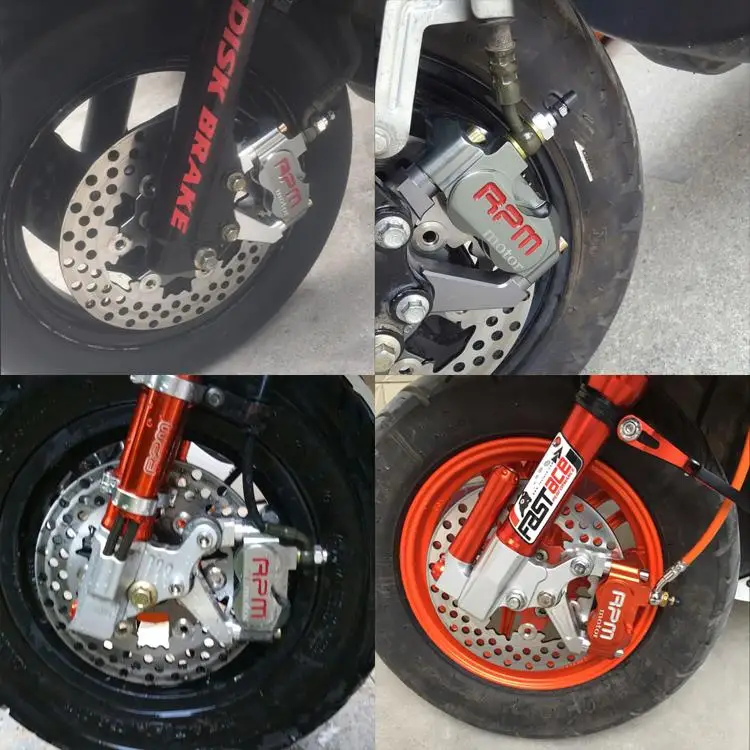 

Motorcycle Accessories Electric Refit RPM Small Radiation Caliper Brake Pad Brake Disc +200/220mm For Yamaha RSZ BWS JOG Force