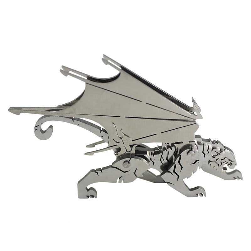 3 для 2 летать тигра 3D Сталь металла подвижность суставов Миниатюрная модель