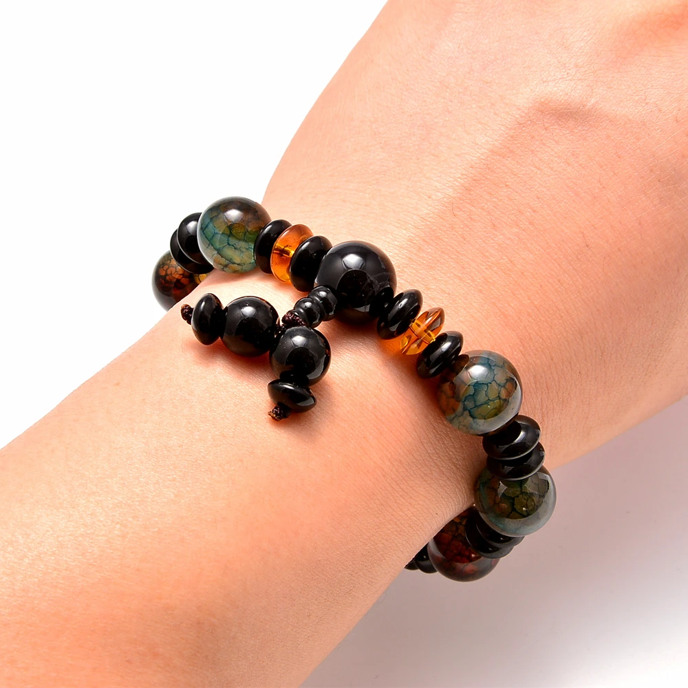Tibetan Buddha Men Bracelet Natural Bead chakra Stone Diffuser Bracelets Jewelry Gift Drop Shipping | Украшения и аксессуары