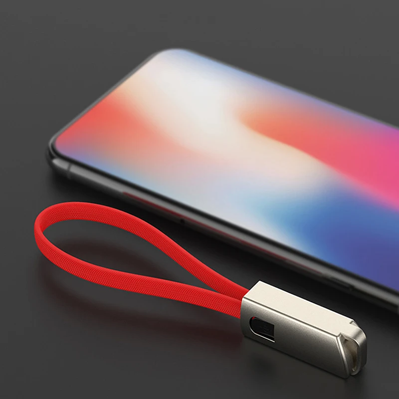 Универсальный Кабель зарядного устройства микро-usb для передачи данных для iPhone/type C/Micro брелок аксессуар портативный зарядный кабель для синхронизации данных