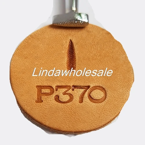 P370 Японская Кожа ремесло печати инструменты P370/P232/P212/P213/P217/P975/P236, кожаный инструмент, металлический штамп - Цвет: P370