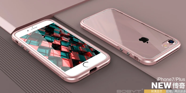 Металлический бампер для iphone 8, чехол, роскошная алюминиевая рамка, для iphone 8 Plus, Прозрачный задний противоударный чехол для телефона