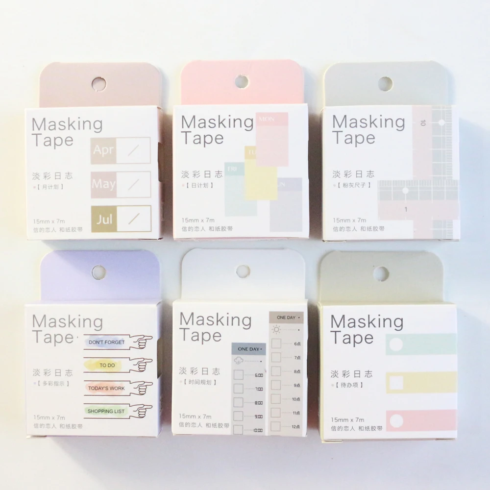 Domikee новый милый мультяшный Органайзер времени Васи лента для планировщика