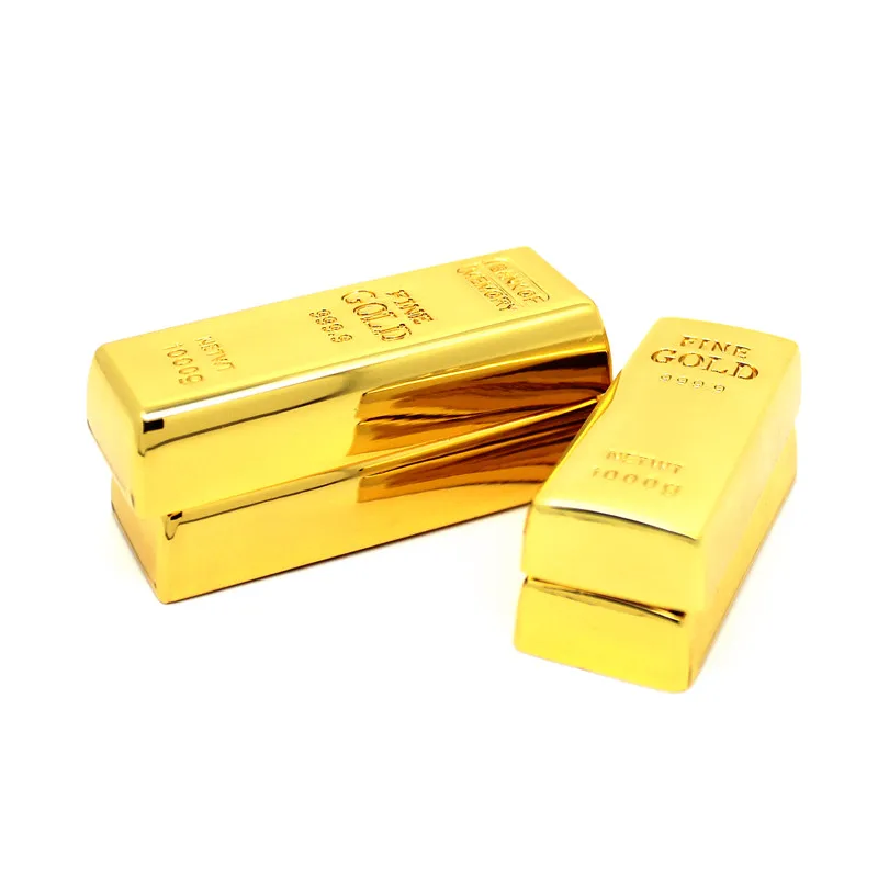 Металлический USB флеш-накопитель barras de oro/ladrillo Modelo lingotes pen Drive memoria Stick pendrive 4 ГБ/8 ГБ/16