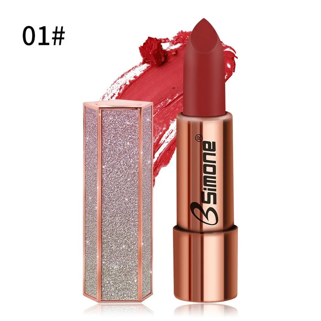 Makeup Cosmetic Matte Long Lasting Waterproof 3.5g Soft Color 1-Color 7 Cream Lipstick Lip Gloss Women Fashion Gift |