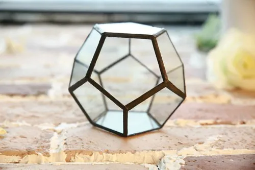 Идеально стекло парниковых суккуленты микро пейзаж + железо связывания