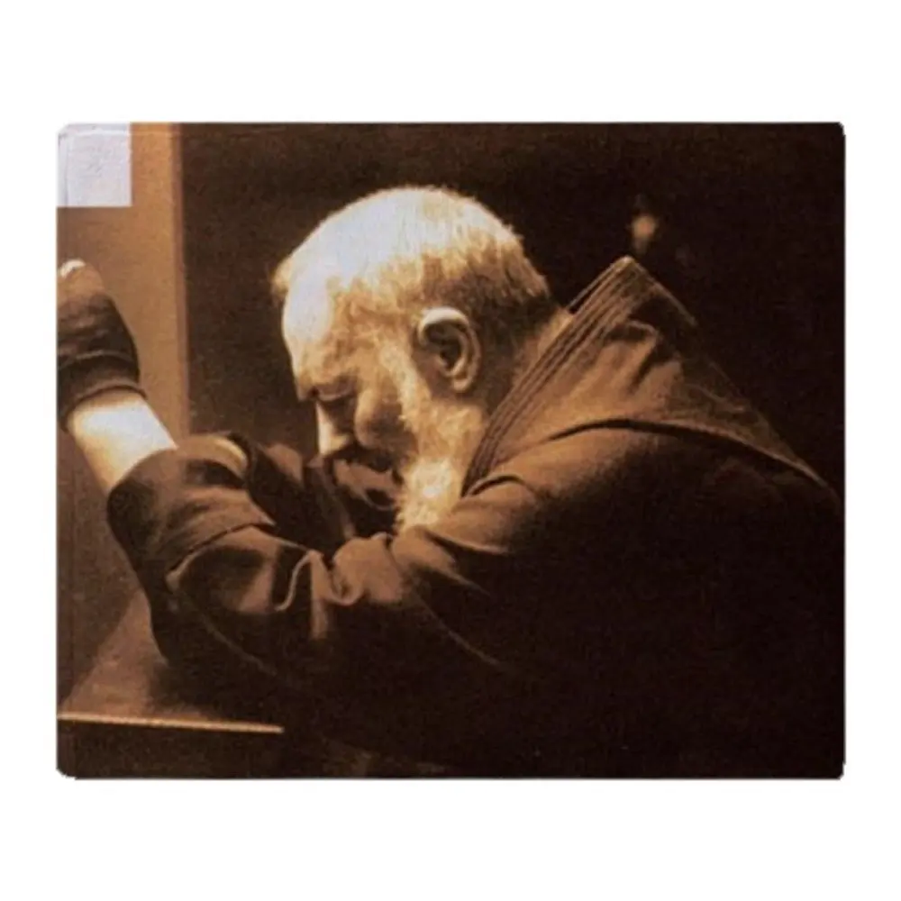 Padre Pio мягкое Флисовое одеяло для стадиона диван кровать детей и взрослых теплое
