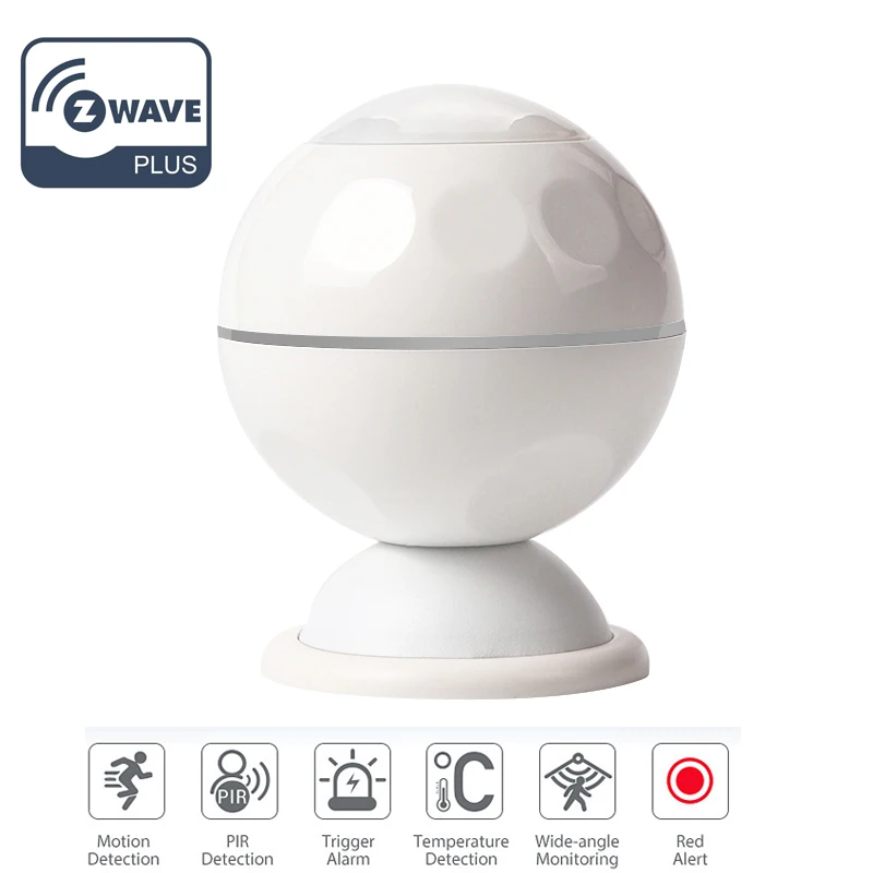 Coolcam Z Wave PIR/датчик движения Детектор + инфракрасный датчик температуры Серия