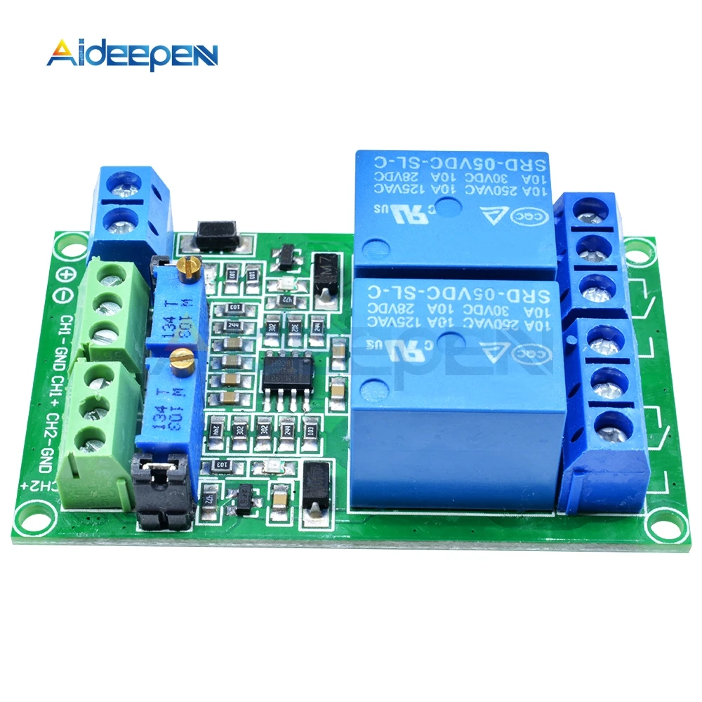 DC 5V 2-канальный Компаратор напряжения точный LM393 плата Модуль гибкий кабель