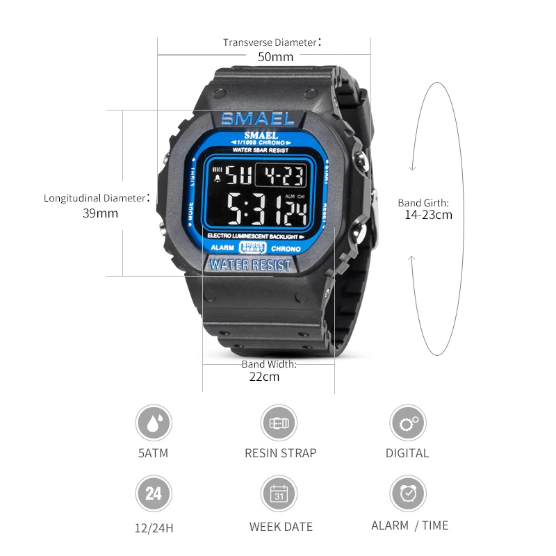 S SHOCK 2019 люксовый бренд мужские спортивные часы военные армейские цифровой