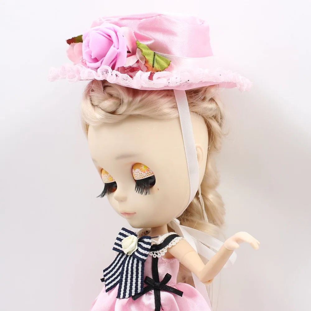 Ice blyth кукла bjd платье принцессы в стиле «лолита» розовое платье костюм со шляпой