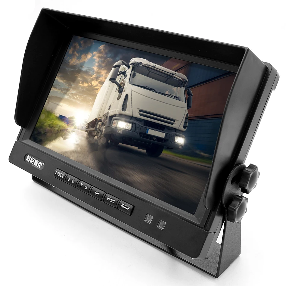 HD AHD 9 дюймов 1920*1080P Автомобильный 4CH DVR видео рекордер монитор для грузовика Ван автобуса передний задний левый правый парковочная камера видео система