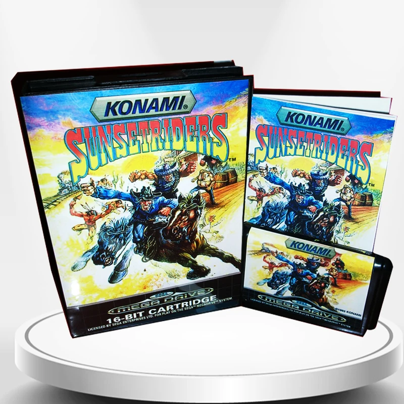 Консоль для видеоигр с коробкой и руководством MD MegaDrive Genesis 16 бит | Электроника