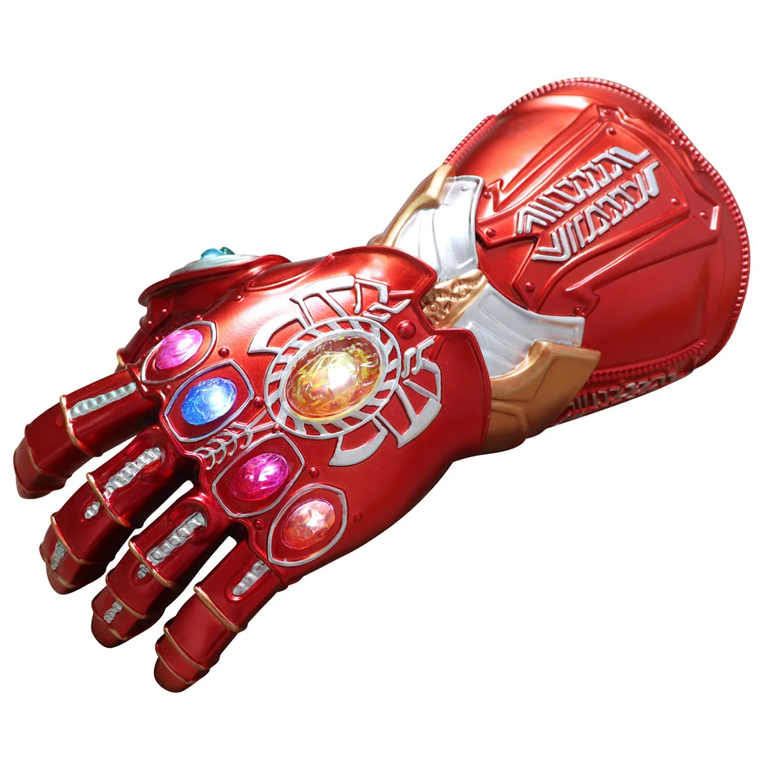Led Avengers 4 эндигра Железный человек Бесконечность рукавицы перчатки Халк Косплей
