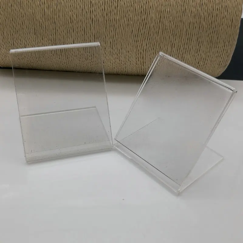 Этикетка квадратная пластиковая для стекла 20 шт. прозрачная 70*50 мм | Украшения и