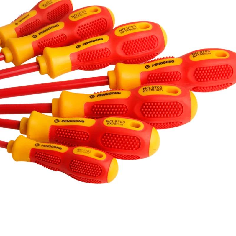 Набор отверток pengong 7 шт. изолированные отвертки с магнитным электриком ремонт