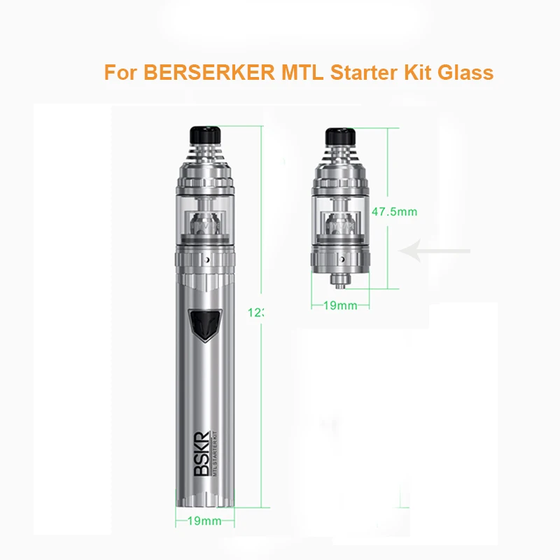 3 шт. стартовый набор для электронной сигареты Vandy vape Berserker MTL емкостью 2