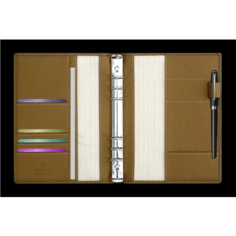 Lichee блокнот с логотипом сделай сам Оригинальные кожаные блокноты для записей A5