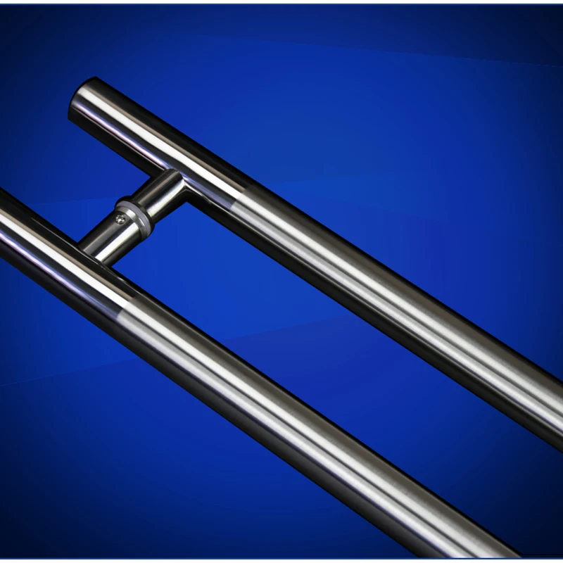 Современная дверная ручка из нержавеющей стали для твердой древесины стекла и