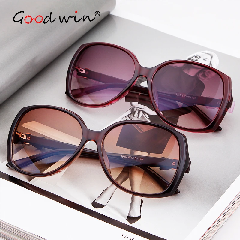 Женские солнцезащитные очки с градиентом и леопардовым принтом Good Win пляжные UV400