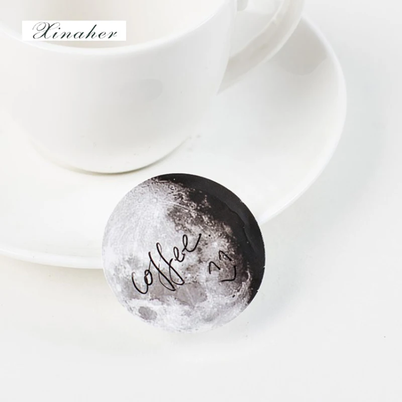 XINAHER 45 шт./коркор. Новинка Луна Альбом Бумажные этикетки наклейки рукоделие и