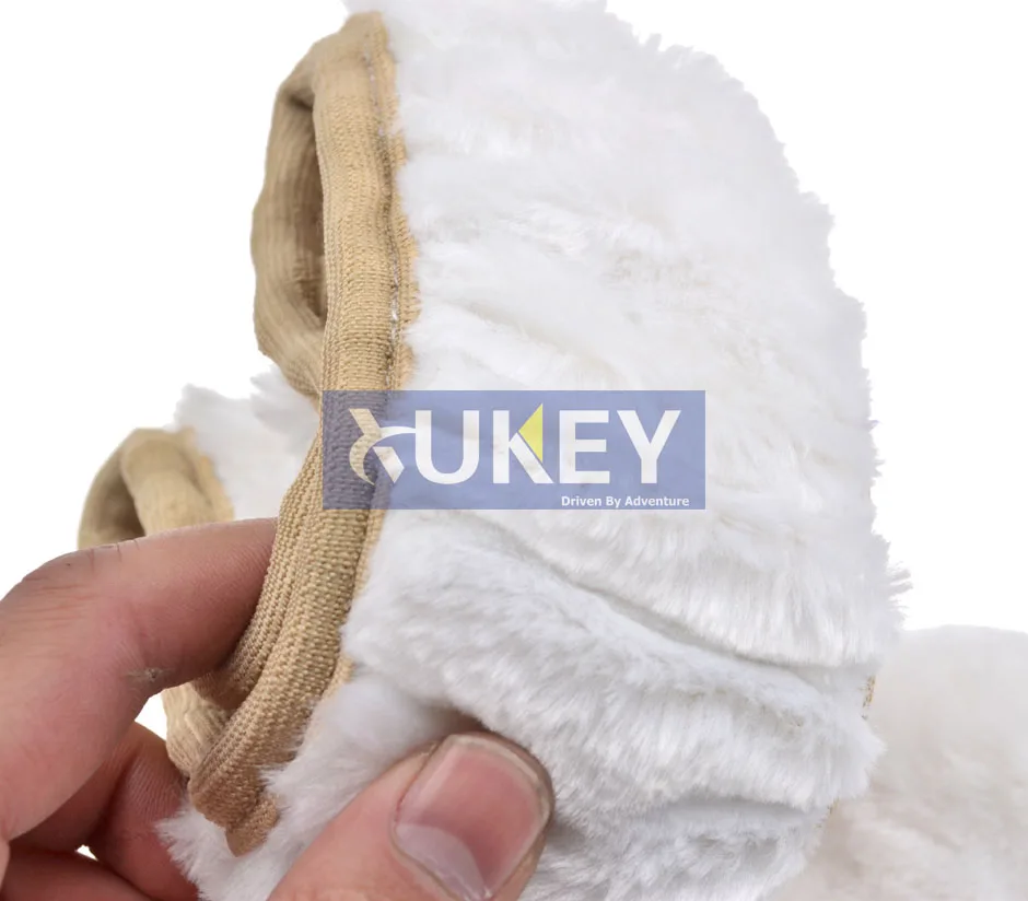 XUKEY 3 шт. автомобильный зимний чехол на руль из искусственного меха и шерсти