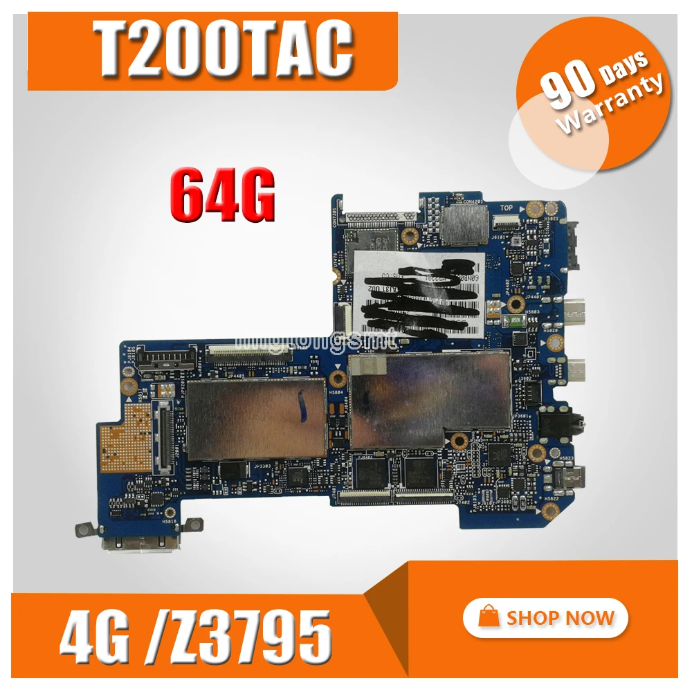 T200TAC планшетный ПК материнская плата 4G/Z3795 процессор 64 Гб SSD для For Asus T200TA T200T 90NB06I0